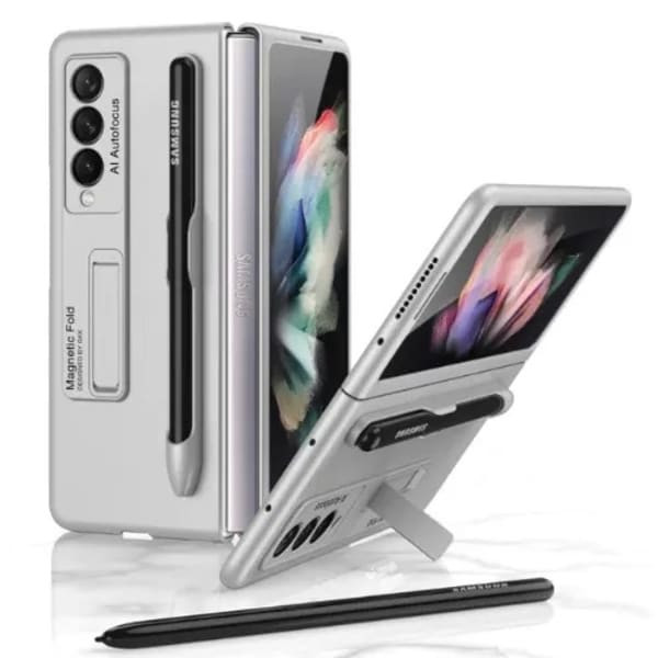 Case With Pen Holder And Kickstand For Galaxy Z Fold 3