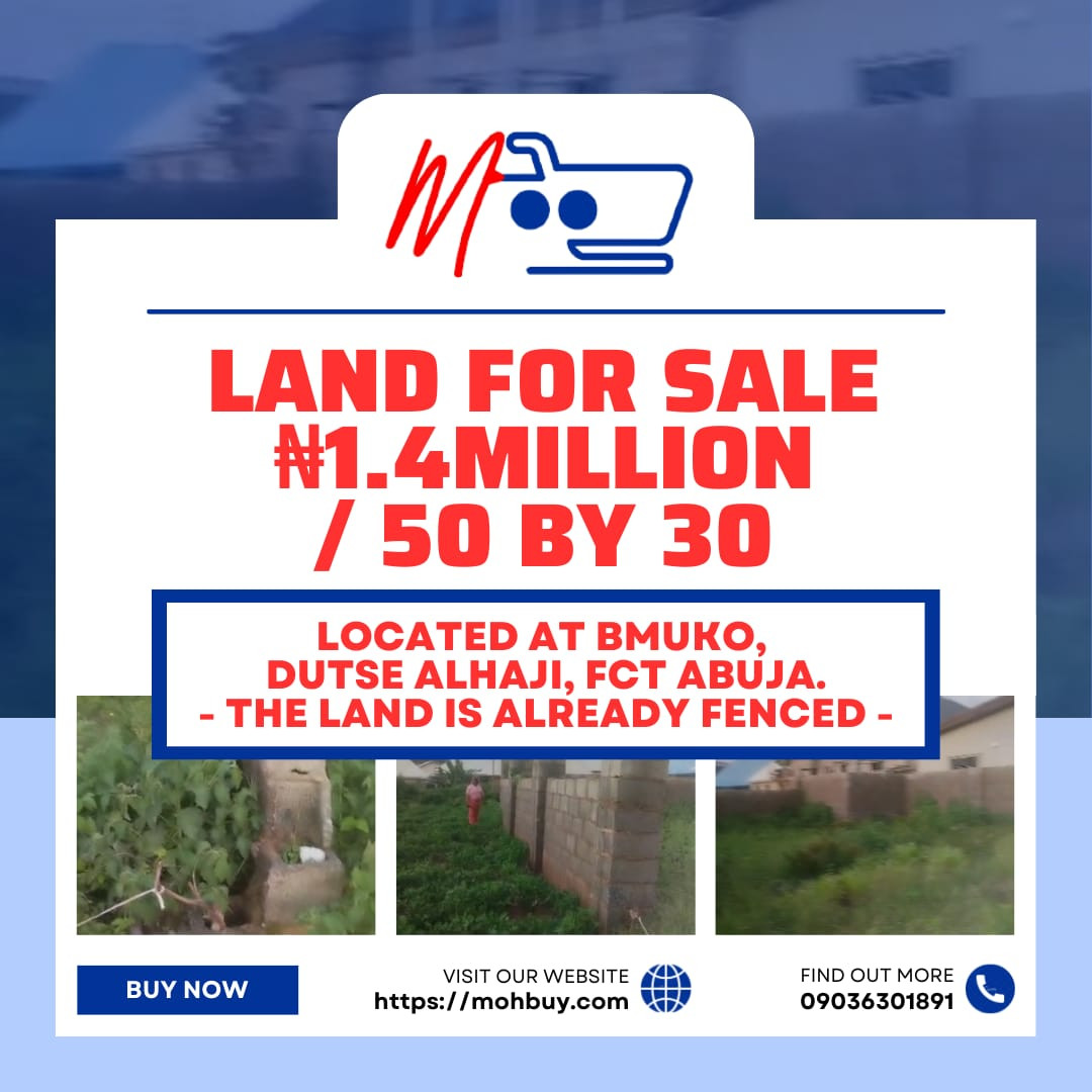 Quality Fenced Land for Sale in Bmuko, Dutse Alhaji, FCT Abuja